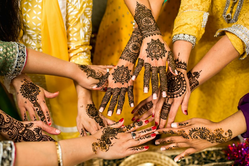 Bridal mehndi and makeup